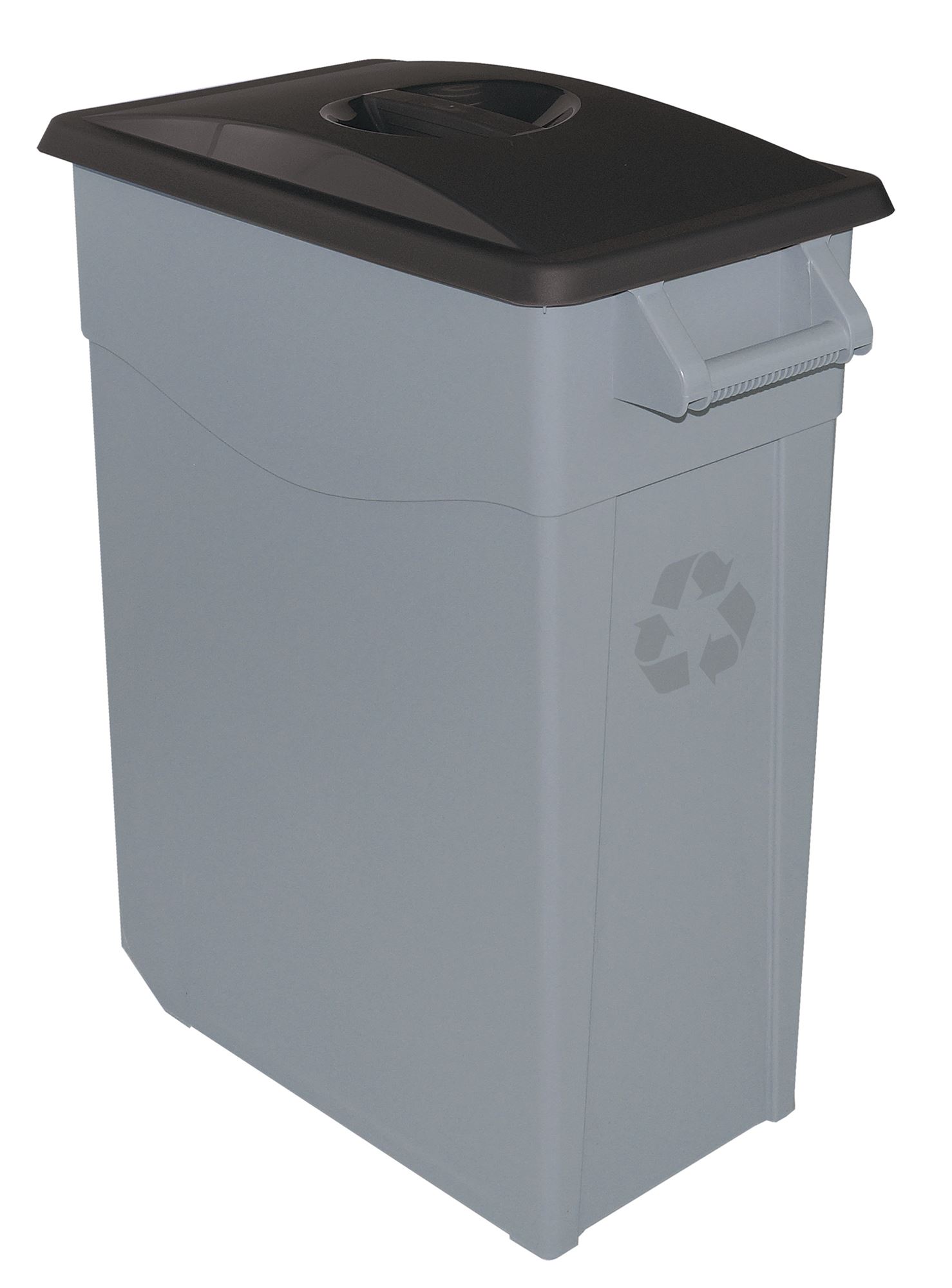 60623437 - Poubelle de tri sélectif 65L noir