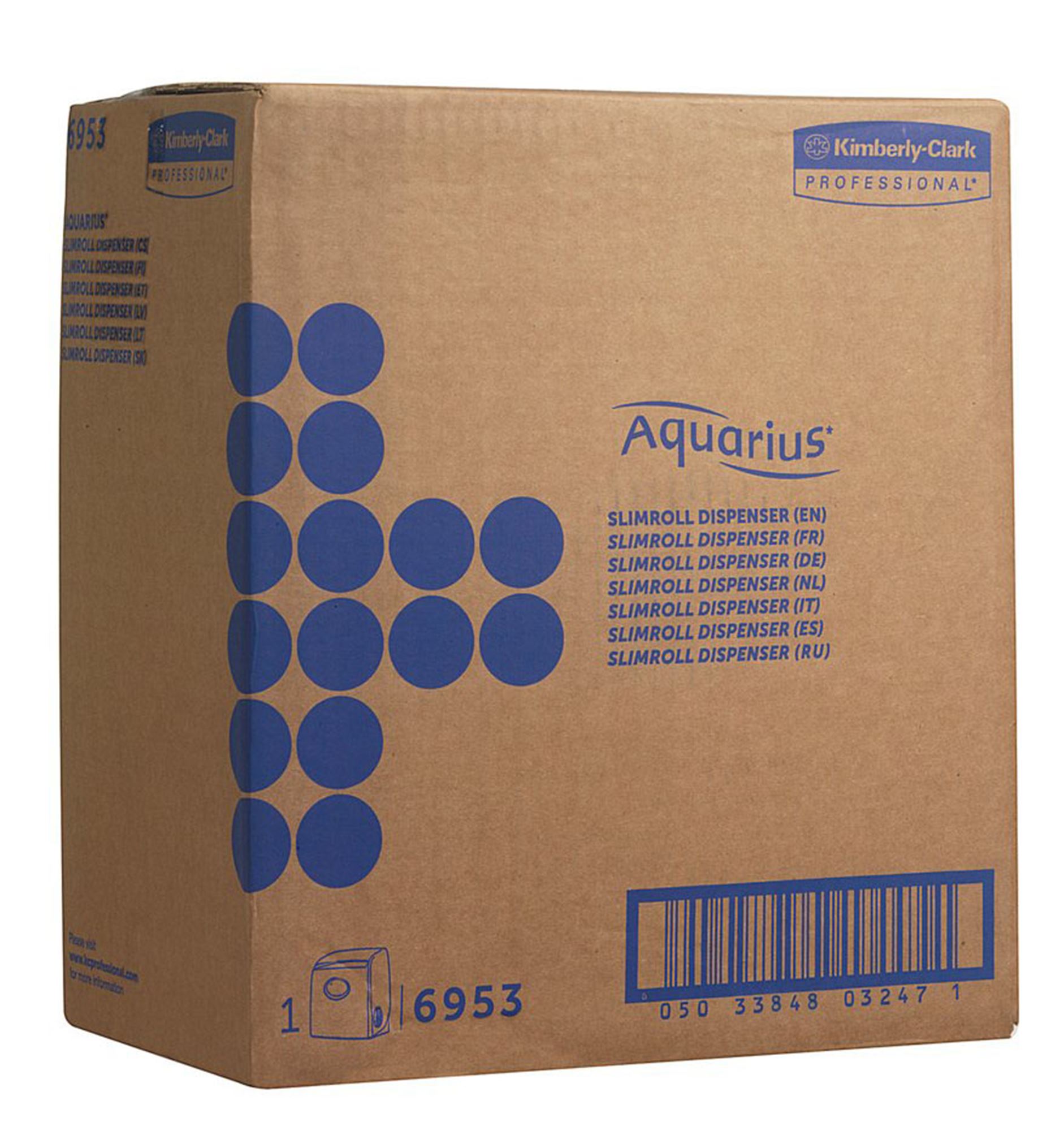 Distributeur d'essuie-mains en rouleaux Aquarius Slimroll Kimberly