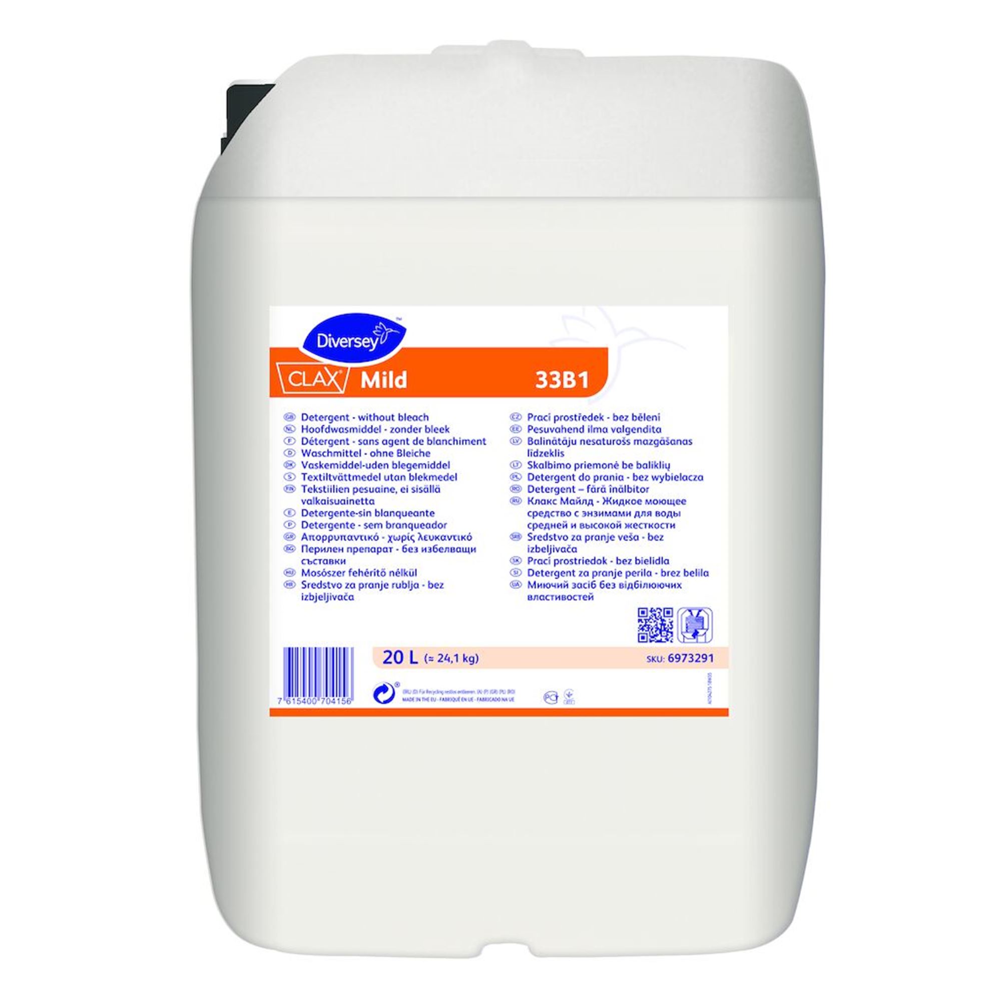 Clax Mild lessive liquide enzymatique 20L