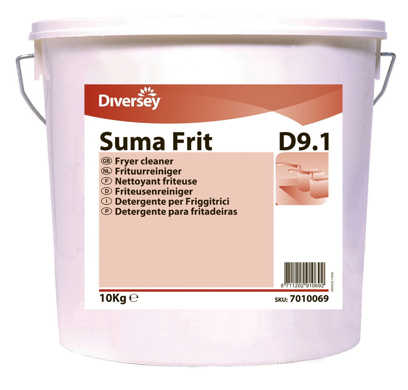 Nettoyant friteuse Suma Frit D9.1 Diversey 10 kg - Voussert