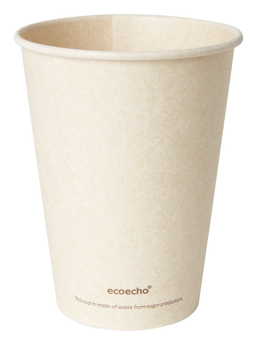 500 Gobelets Papier 350ml Biodégradables - Compostables Pour Café, Cocktails, Fêtes