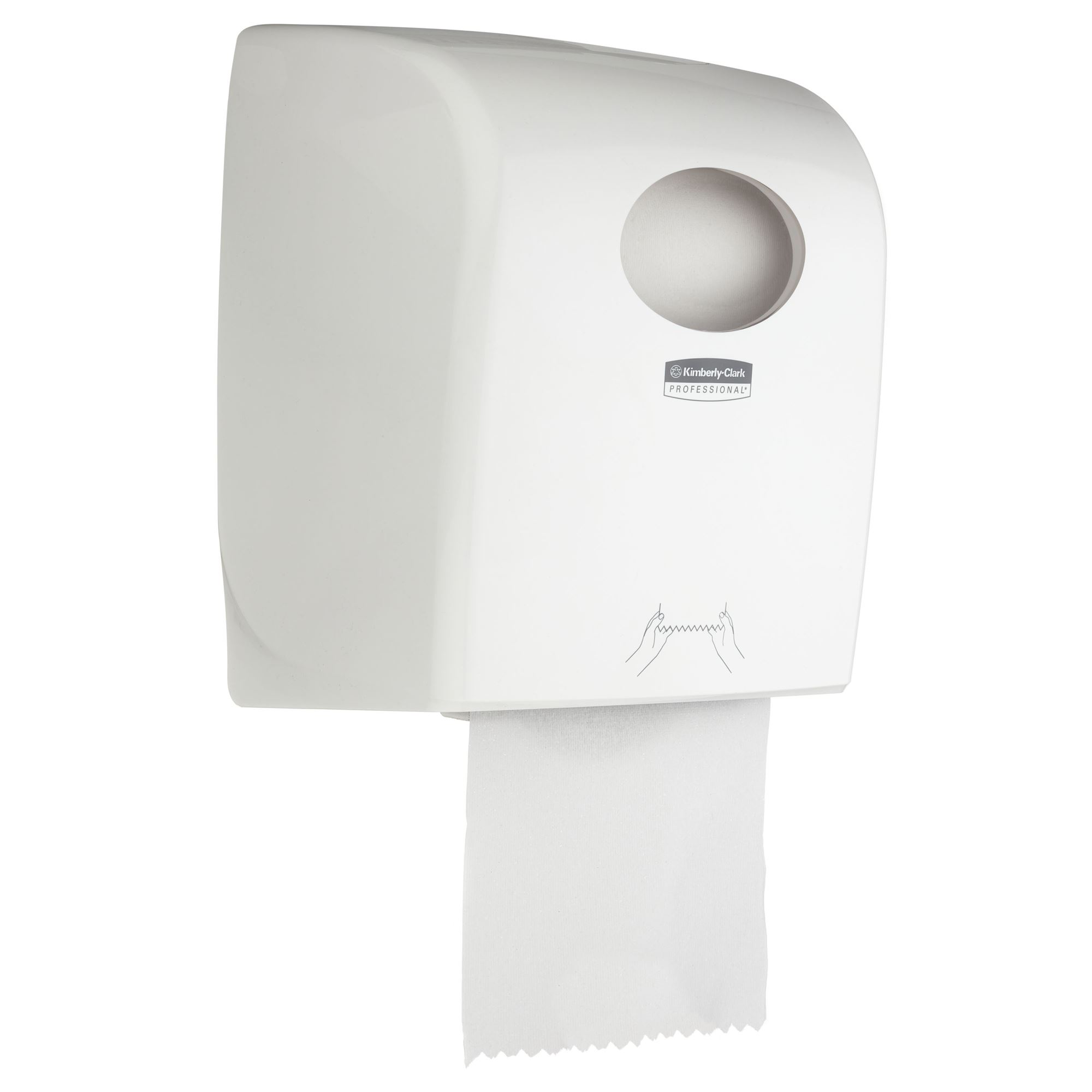 Distributeur bobine essuie mains Aquarius blanc: Kimberly Clark