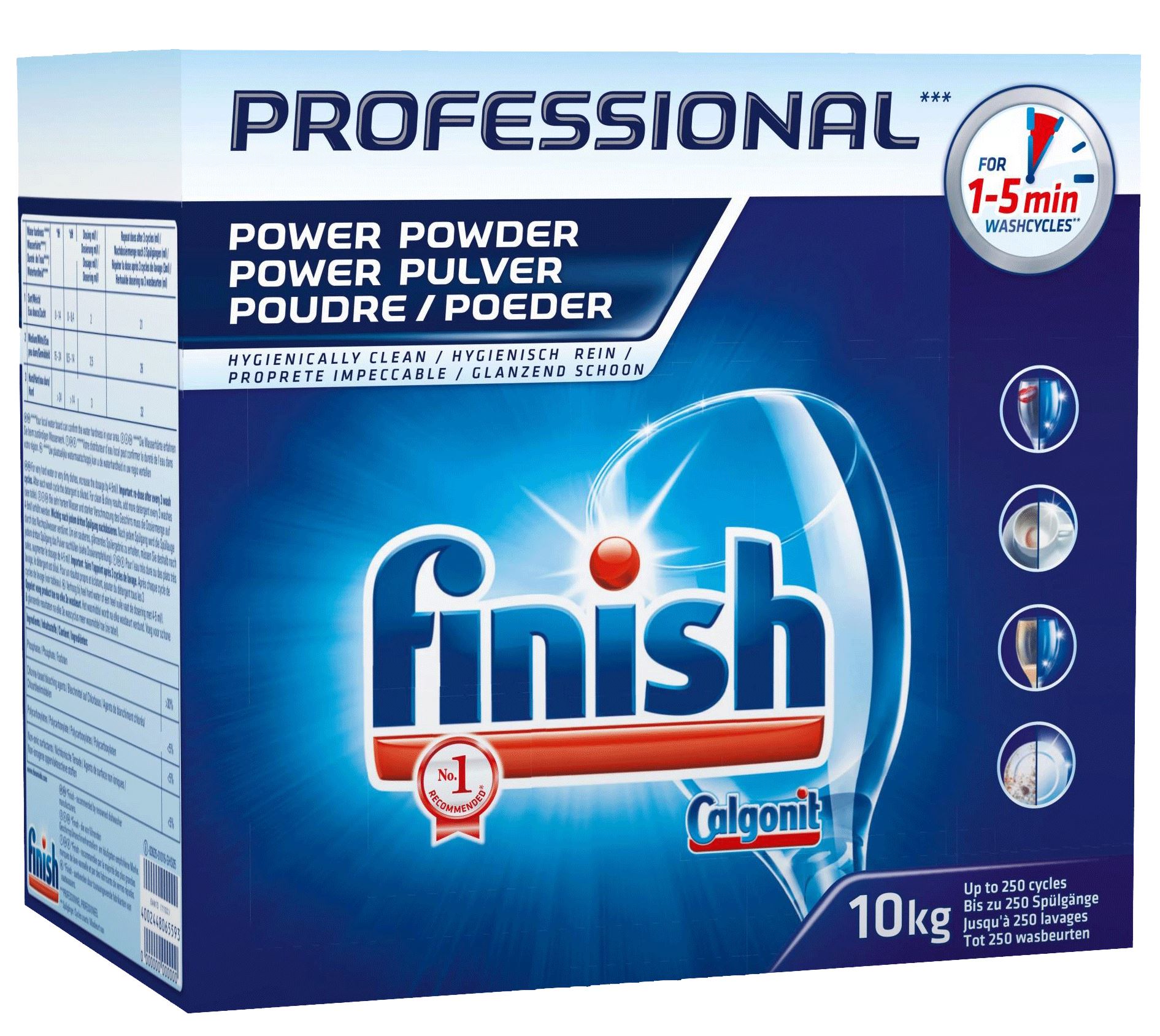 Liquide de rinçage lave-vaisselle cycle court Finish Professional