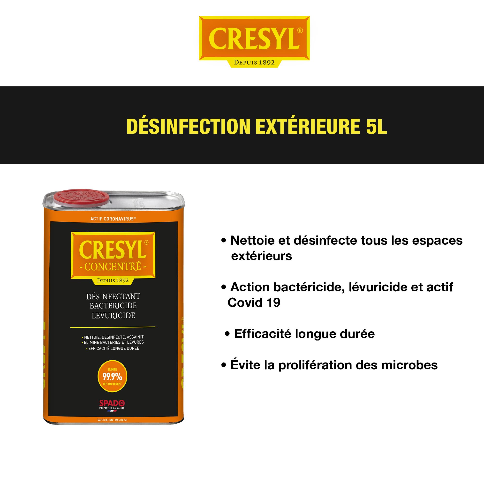 CRESYL Désinfectant désodorisant ménager