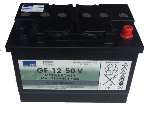 Batterie gel sans entretien autolaveuse Taski 12V 50Ah - Voussert