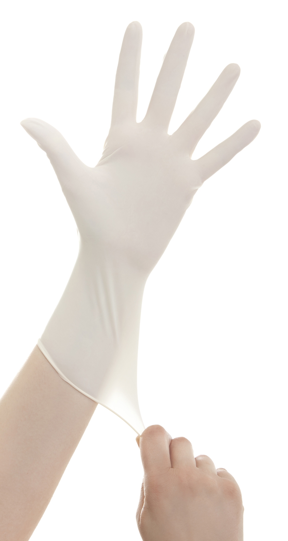 gants chirurgicaux en poudre jetables de main de vinyle du latex 9MPa