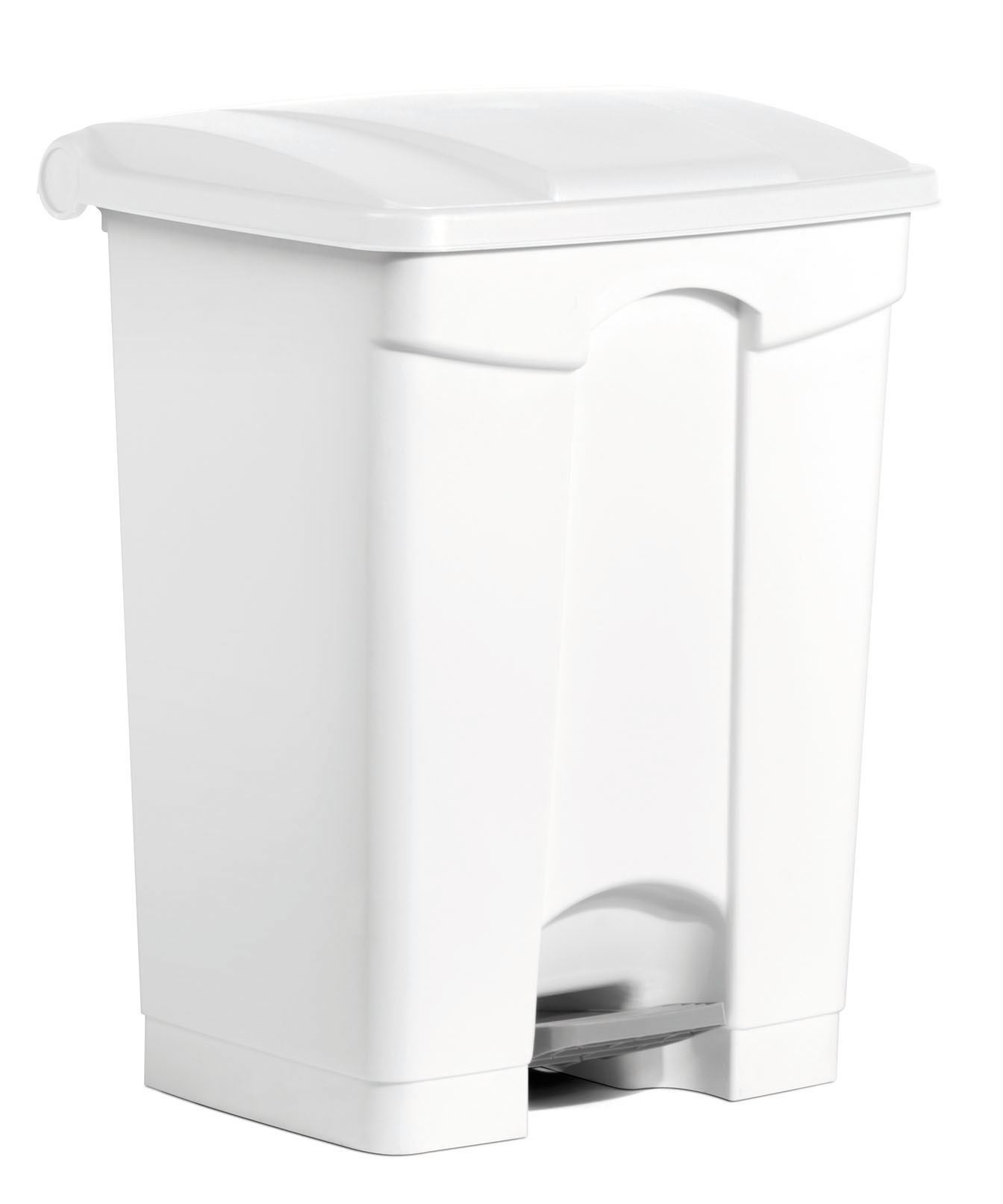 Poubelle cuisine HACCP 70 L a pedale blanche