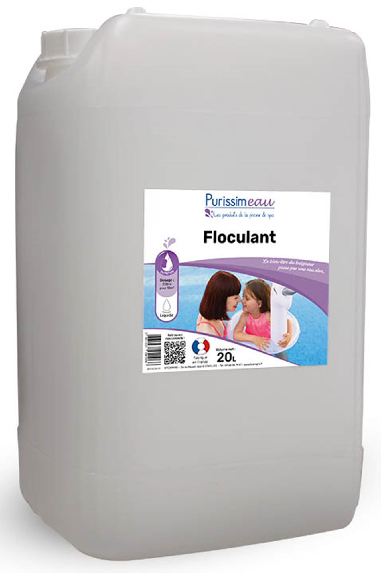 Floculant clarifiant PRO liquide piscine - Voussert