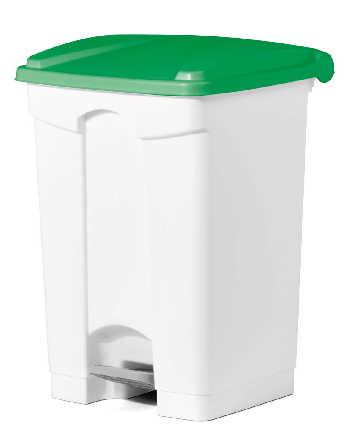 Poubelle tri sélectif cuisine Haccp 45 L couvercle vert - Voussert