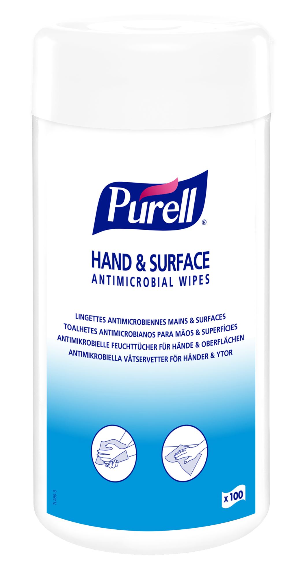 Lingette Purell Aseptil desinfectante - Voussert