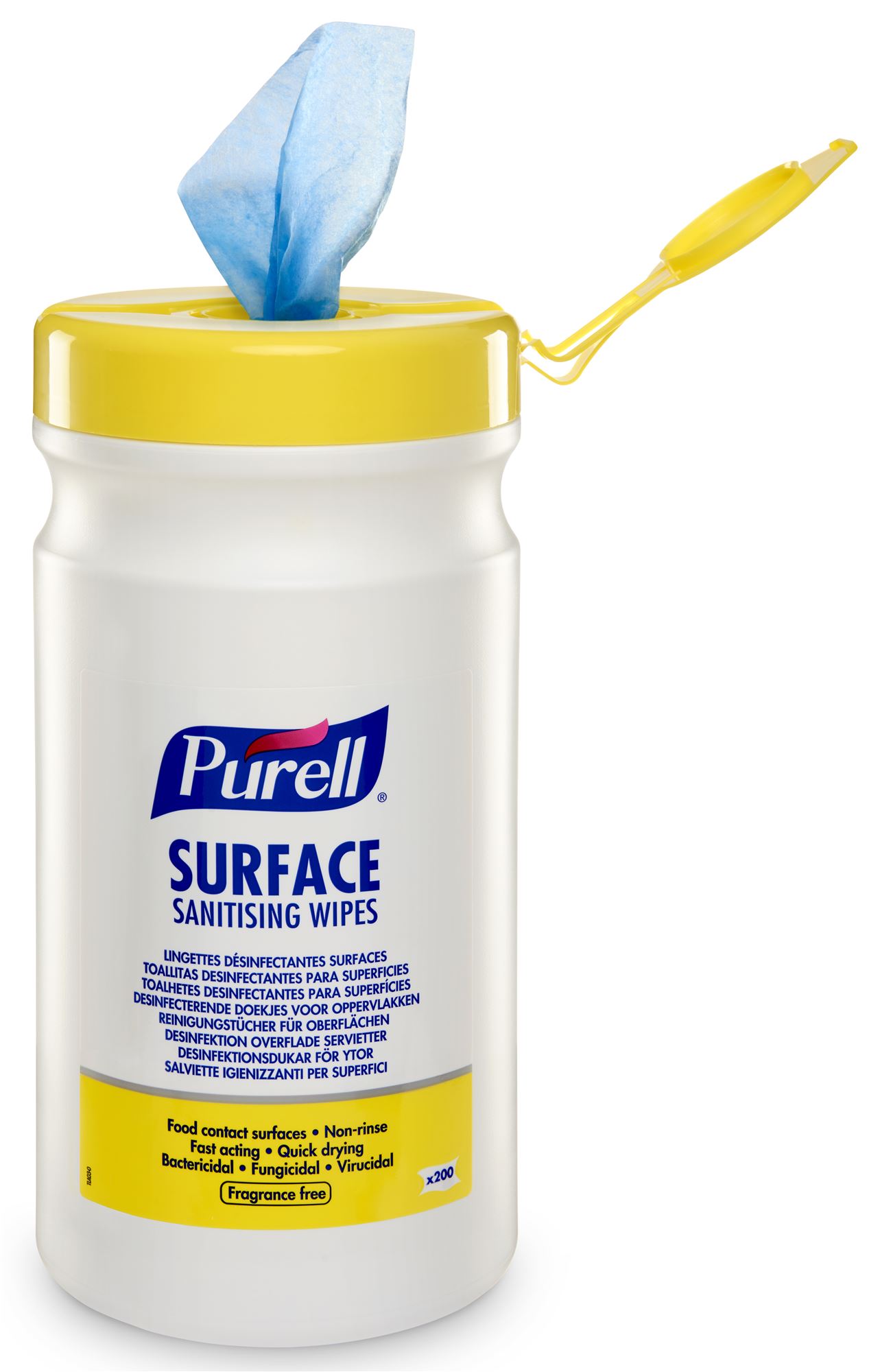 Purell lingette desinfectante alimentaire EN14476 - Voussert