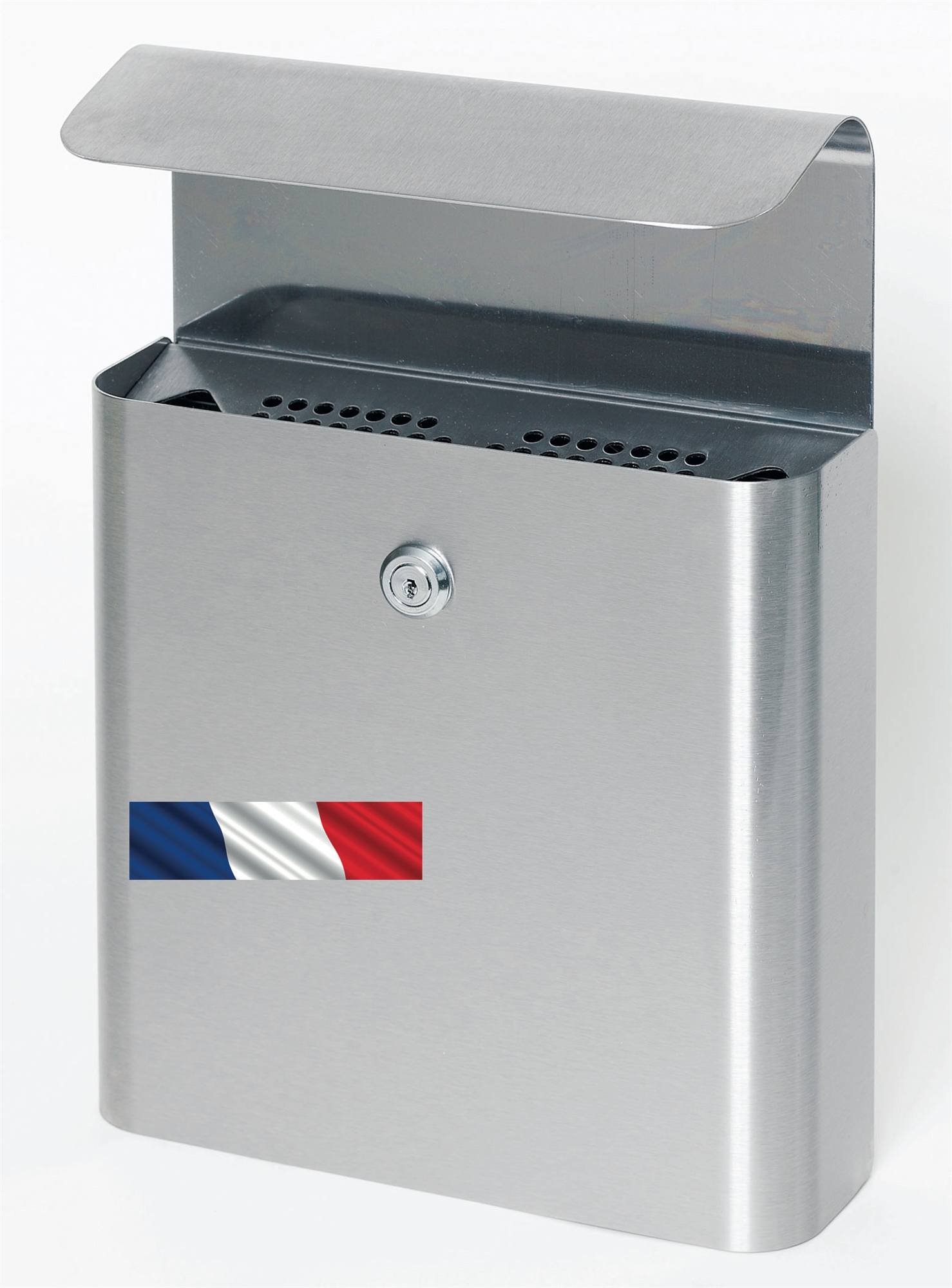 Cendrier exterieur inox BRC mural 2L