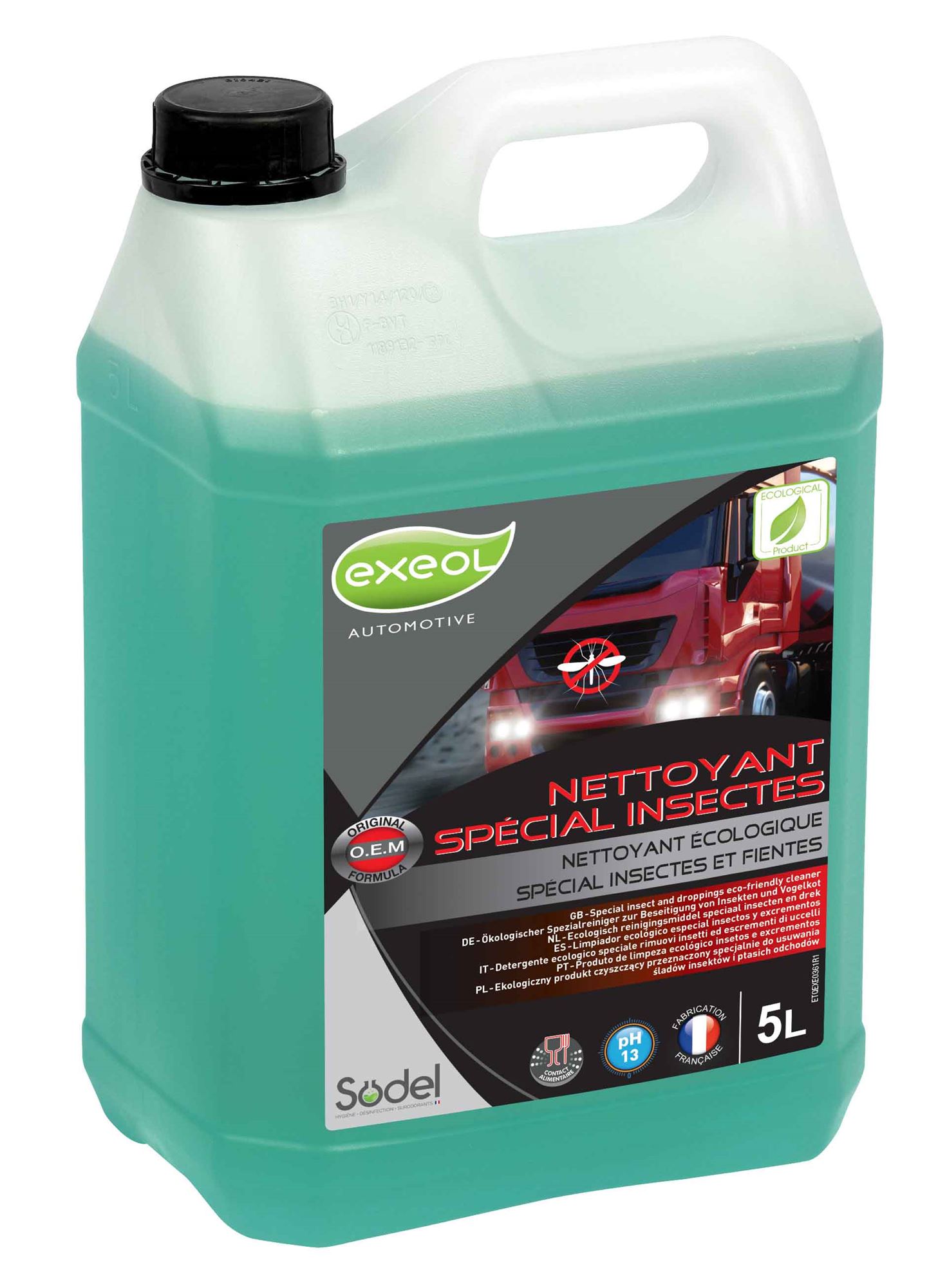 Produit nettoyant écologique pour carrosserie