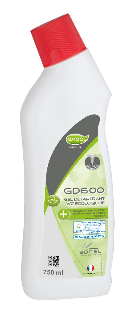 Détartrant wc gel 750ML SPADO-Entretien sanitaires-Entretien WC