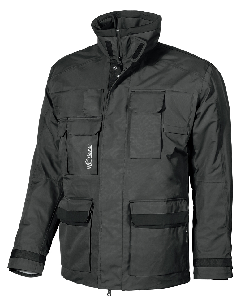 Blouson de travail imperméable noir wrc