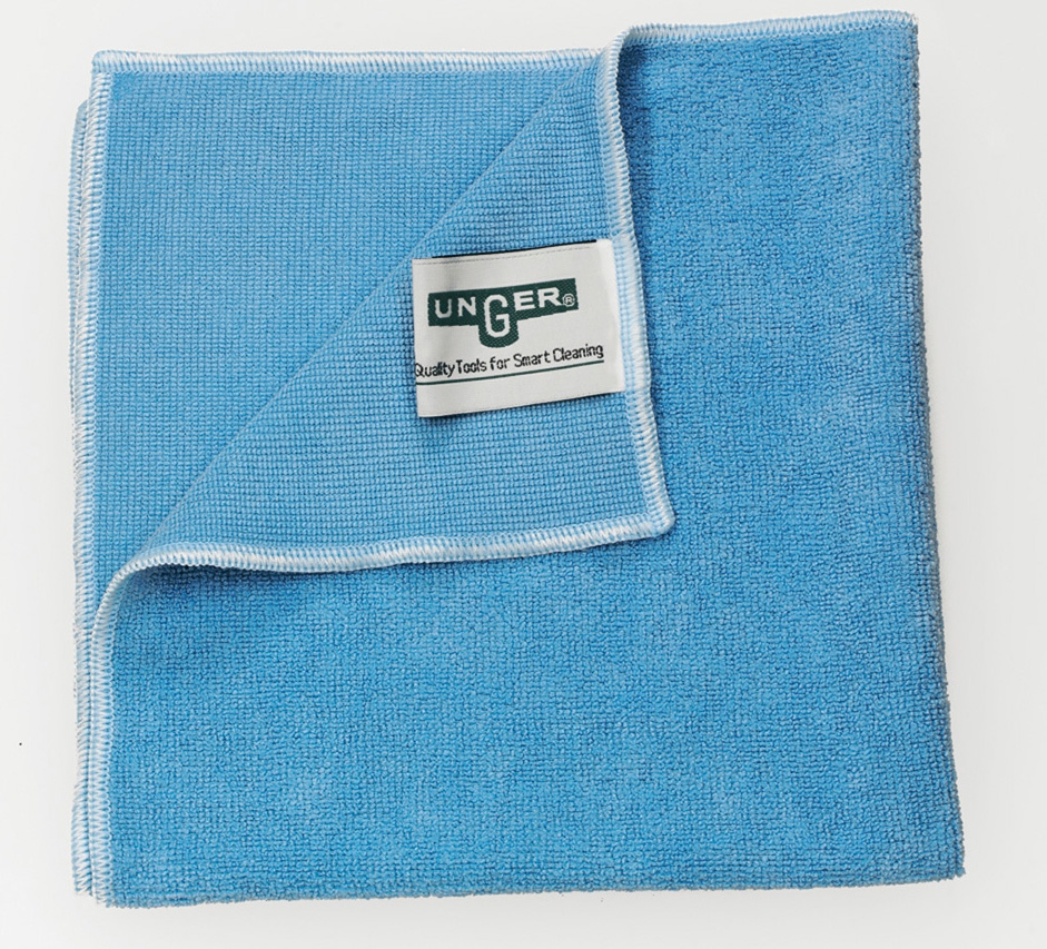 Nettoyage professionnel avec des chiffons en microfibre UNGER