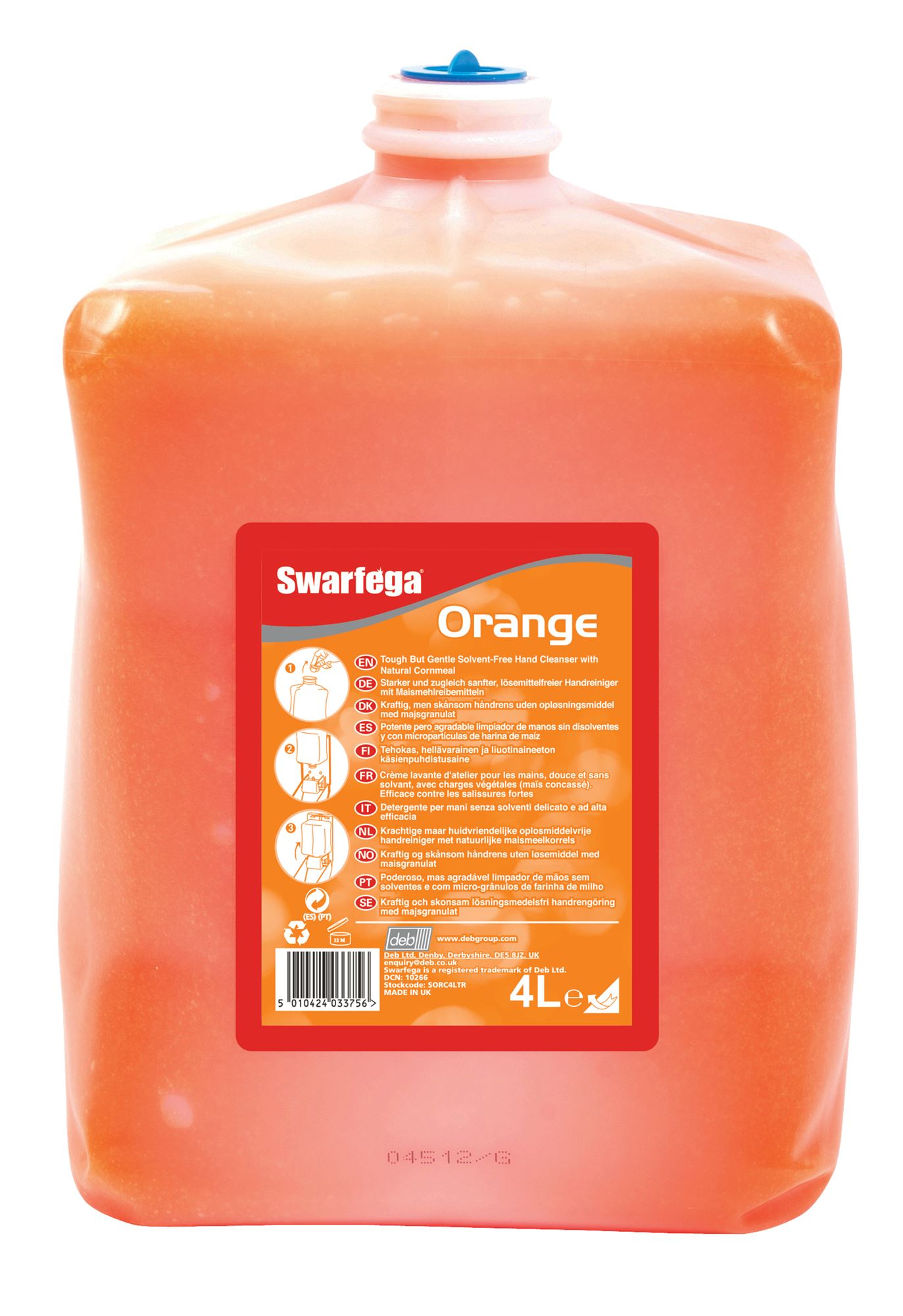 Swarfegat orange savon microbilles - Voussert