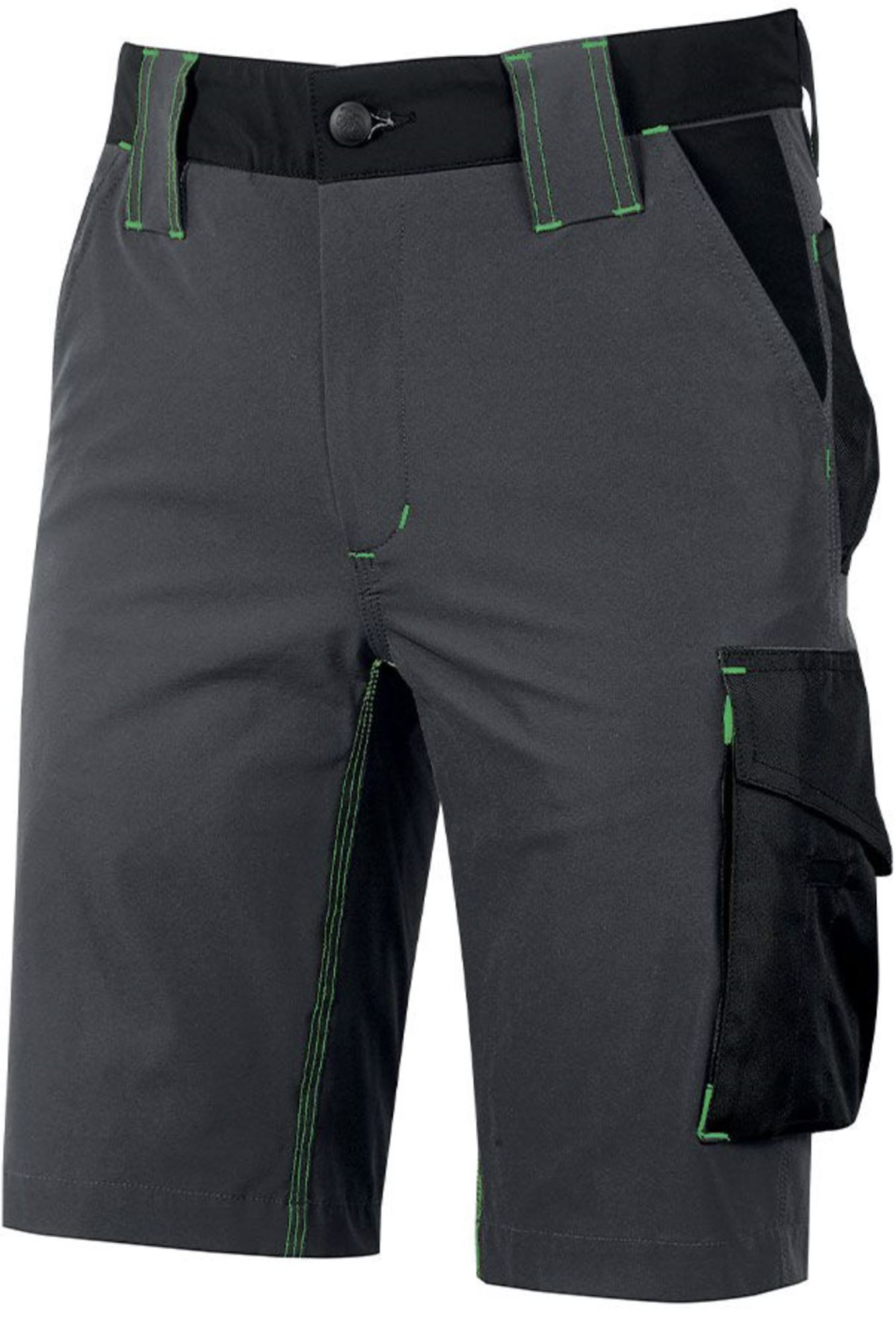 Bermuda de travail asphalte gris/vert Mercury