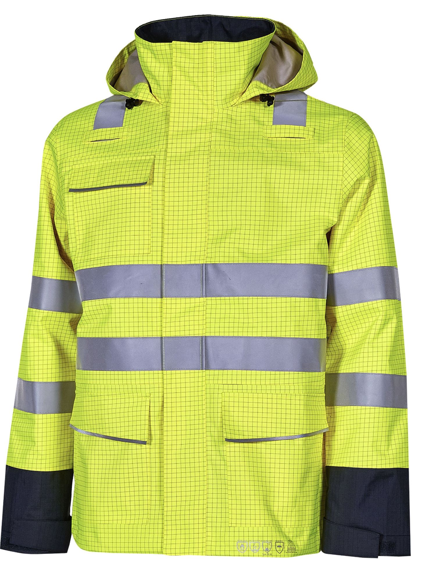 WMP440YF - Veste haute visibilité softshell jaune fluo Nebris