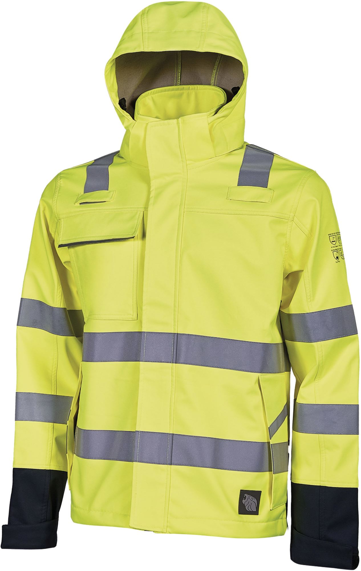 WMP442YF - Veste haute visibilité softshell jaune fluo Onyx