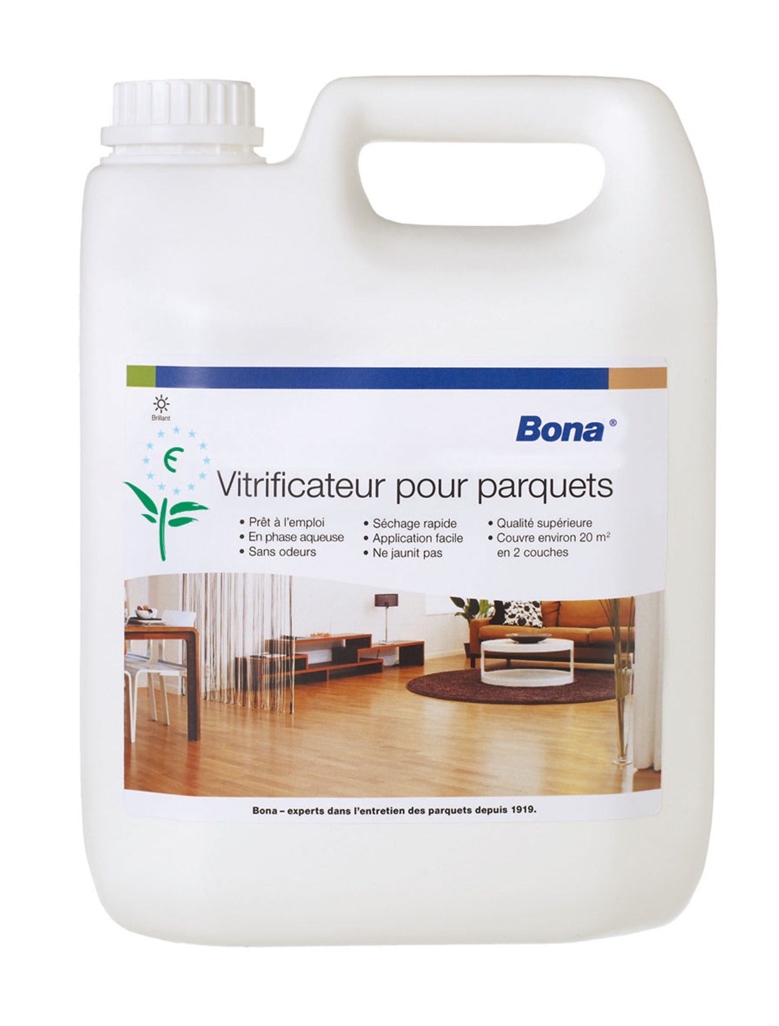 Vitrificateur, huile et cire pour parquet