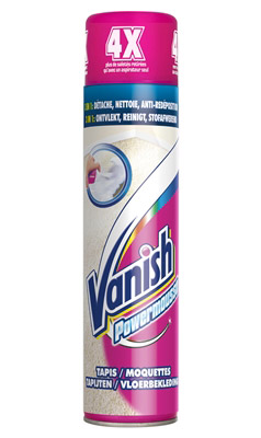 Vanish detachant moquette textile aerosol 600 ml