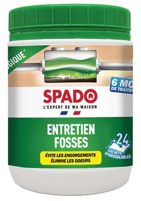 Spado activateur fosses septiques bio 24 sachets