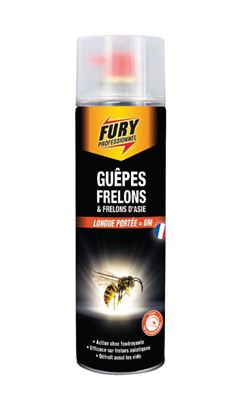 Aerosol guepes frelons Fury