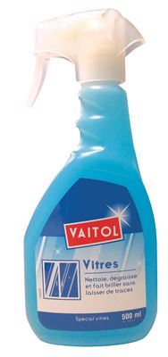 Vaitol vitre nettoyant a l’alcool 500 ml