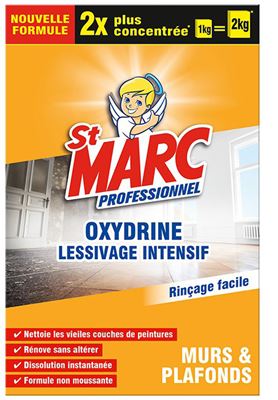 Lessive Saint Marc oxydrine professionnel lessivage des murs 1 kg
