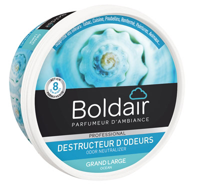 Destructeur d’odeur gel Boldair désodorisant grand large 300 grs