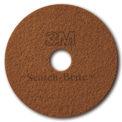 Disque cristallisation Scotch Brite 3M terre de sienne 505 mm par 5