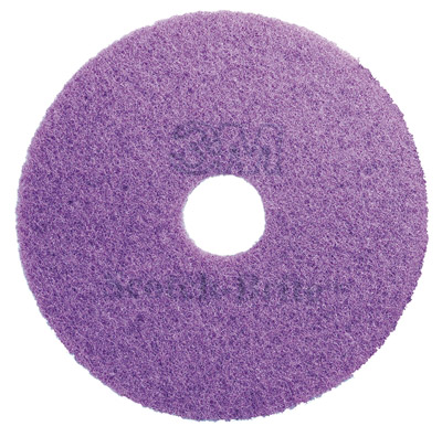 Disque cristallisation Scotch Brite 3M Mauve 330 mm colis de 5