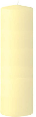Bougies cylindrique champagne 150X80 mm Duni