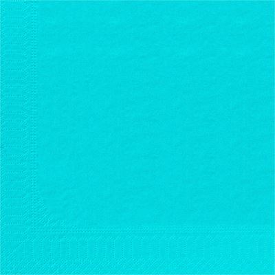 Serviette papier 39X39 turquoise 2 plis colis de 1800
