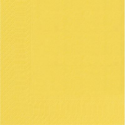 Serviette papier 39X39 citron 2 plis colis de 1800