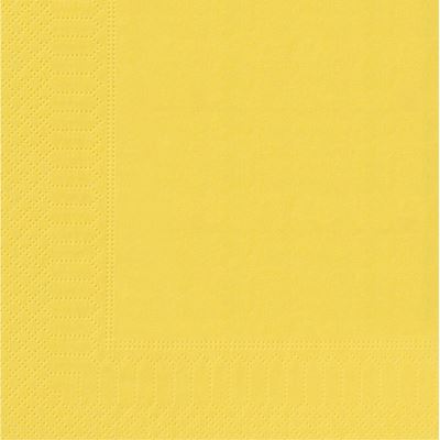 Serviette papier 39X39 citron 2 plis colis de 1800