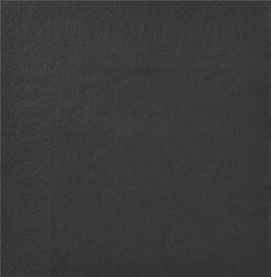 Serviette papier 39X39 noire 2 plis colis de 1800