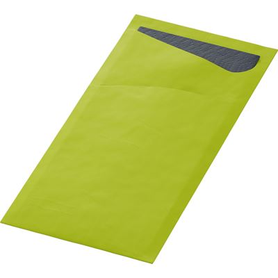 Pochette couvert Sacchetto Duni kiwi