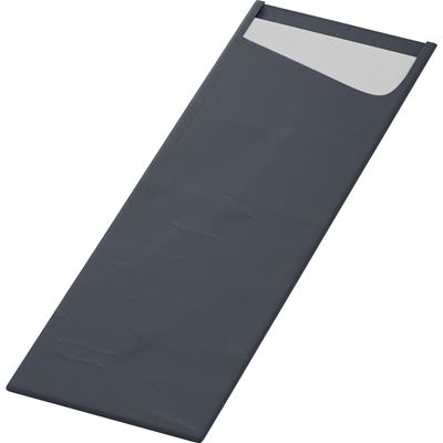 Sachet couvert sacchetto slim Duni noir 