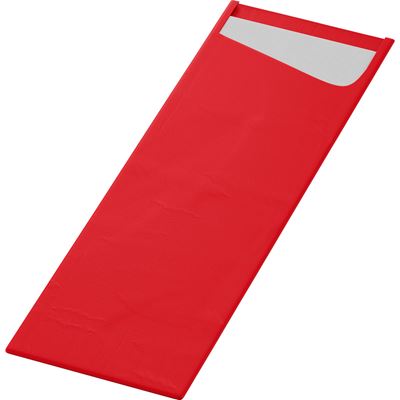 Sachet couvert sacchetto slim Duni rouge 