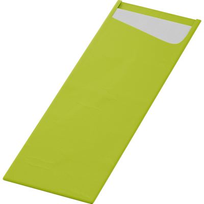 Sachet couvert sacchetto slim Duni kiwi 