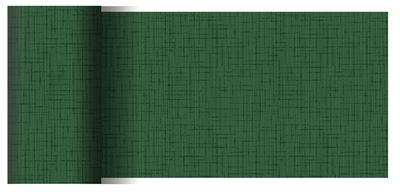 Chemin de table vert foncé dunicel 0,15x20 m