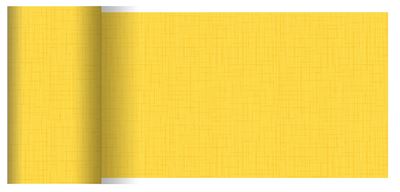 Chemin de table jaune dunicel 0,15x20 m
