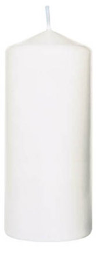 Bougies cylindrique blanche 220X70 mm Duni
