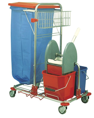 Chariot de ménage compact