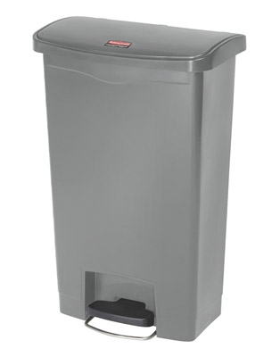 Poubelle Slim Jim Rubbermaid 50 L gris