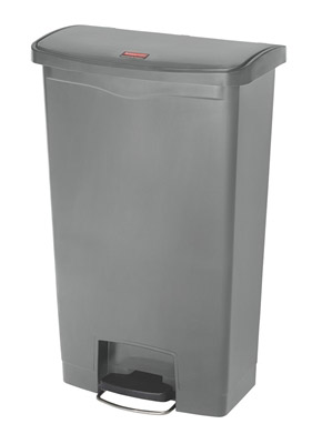 Poubelle Slim Jim Rubbermaid 68 L gris