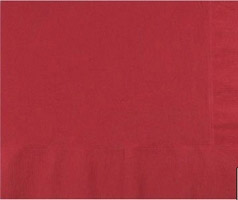 Serviette papier cocktail bordeaux CGMP 20X20 par 100