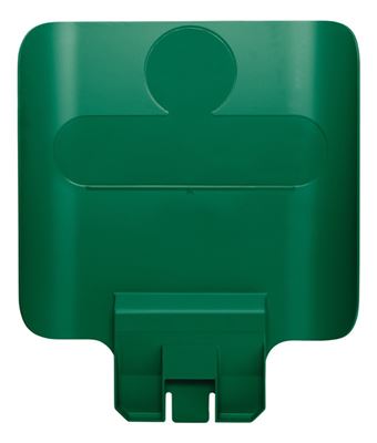 Panneau indication du tri vert